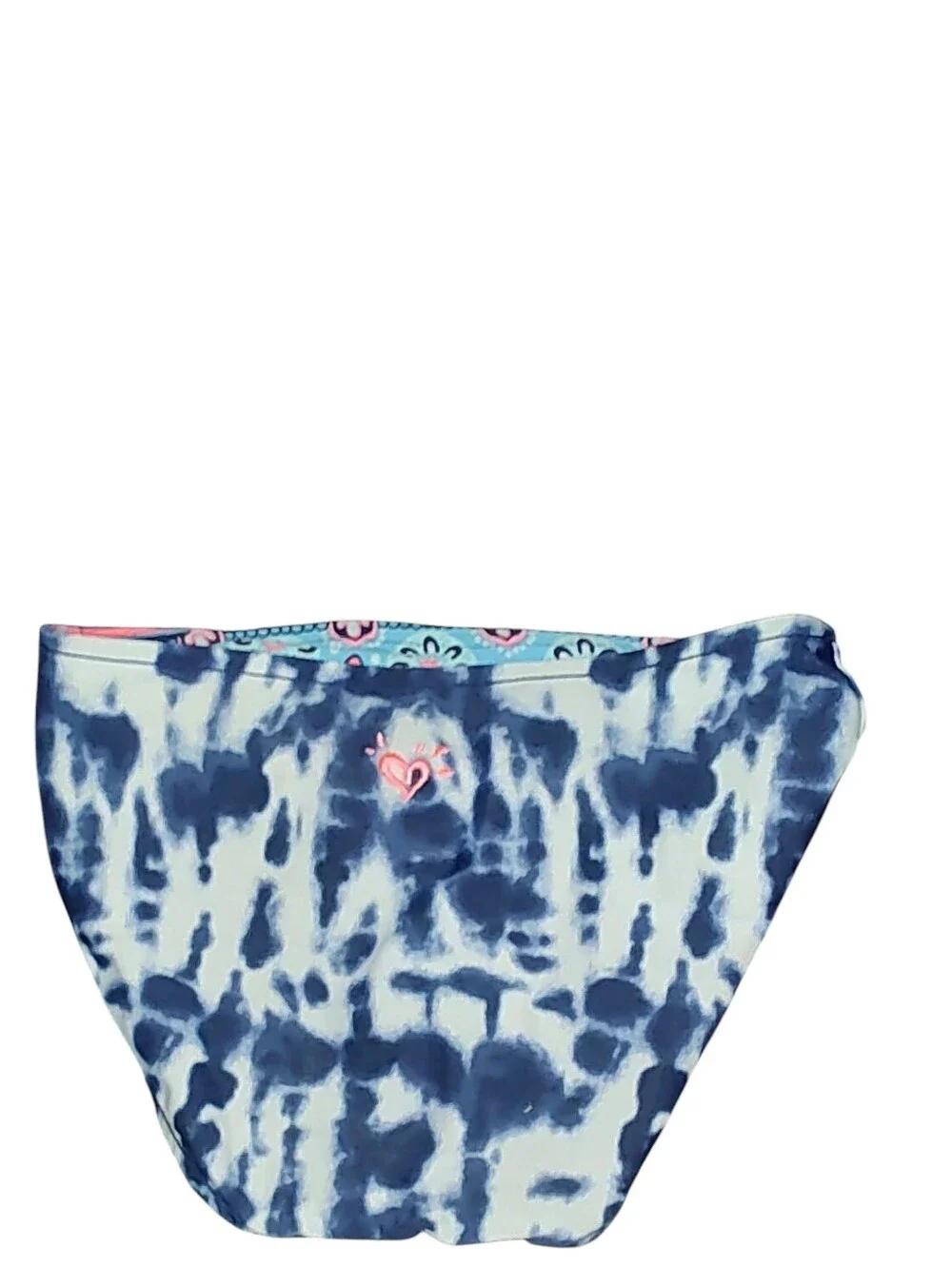 Justice Girls Reversible Tie-Dye & Floral Bikini Swimsuit Bottom Size XL